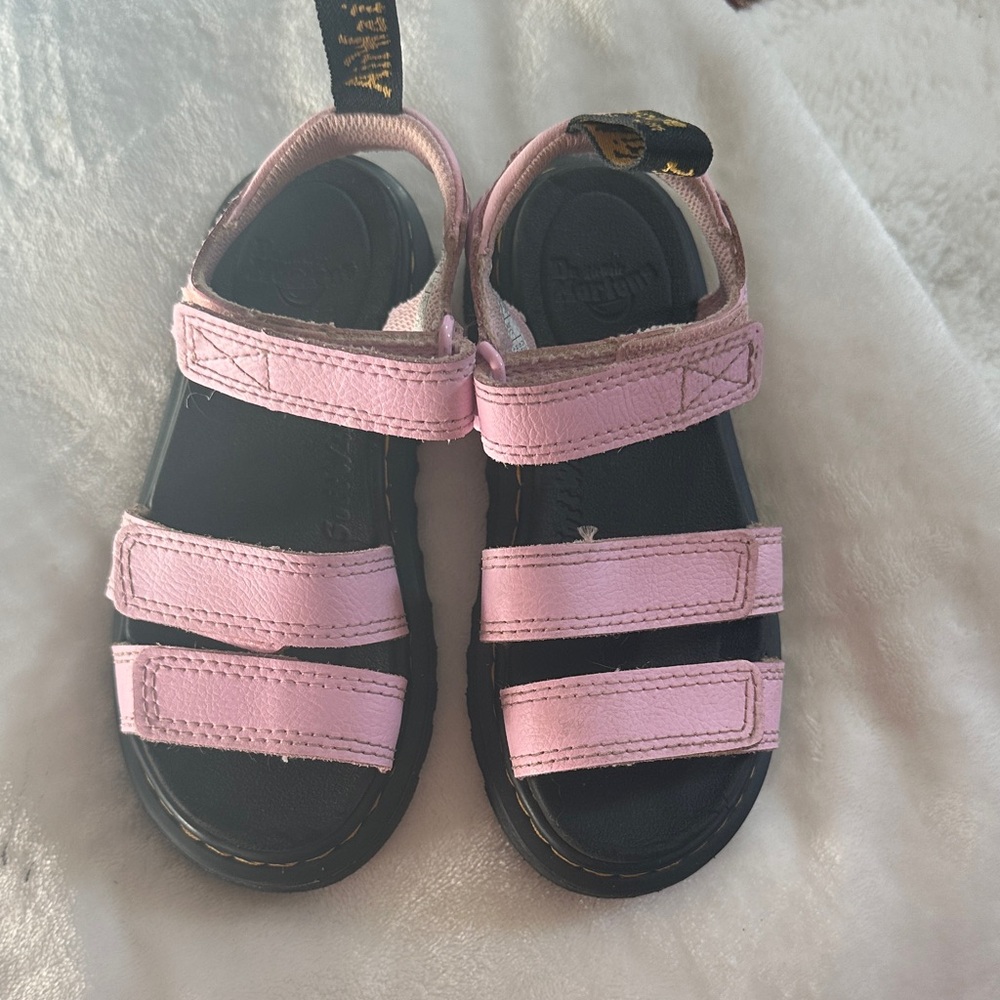 Dr. Martens Pink Kids Sandals